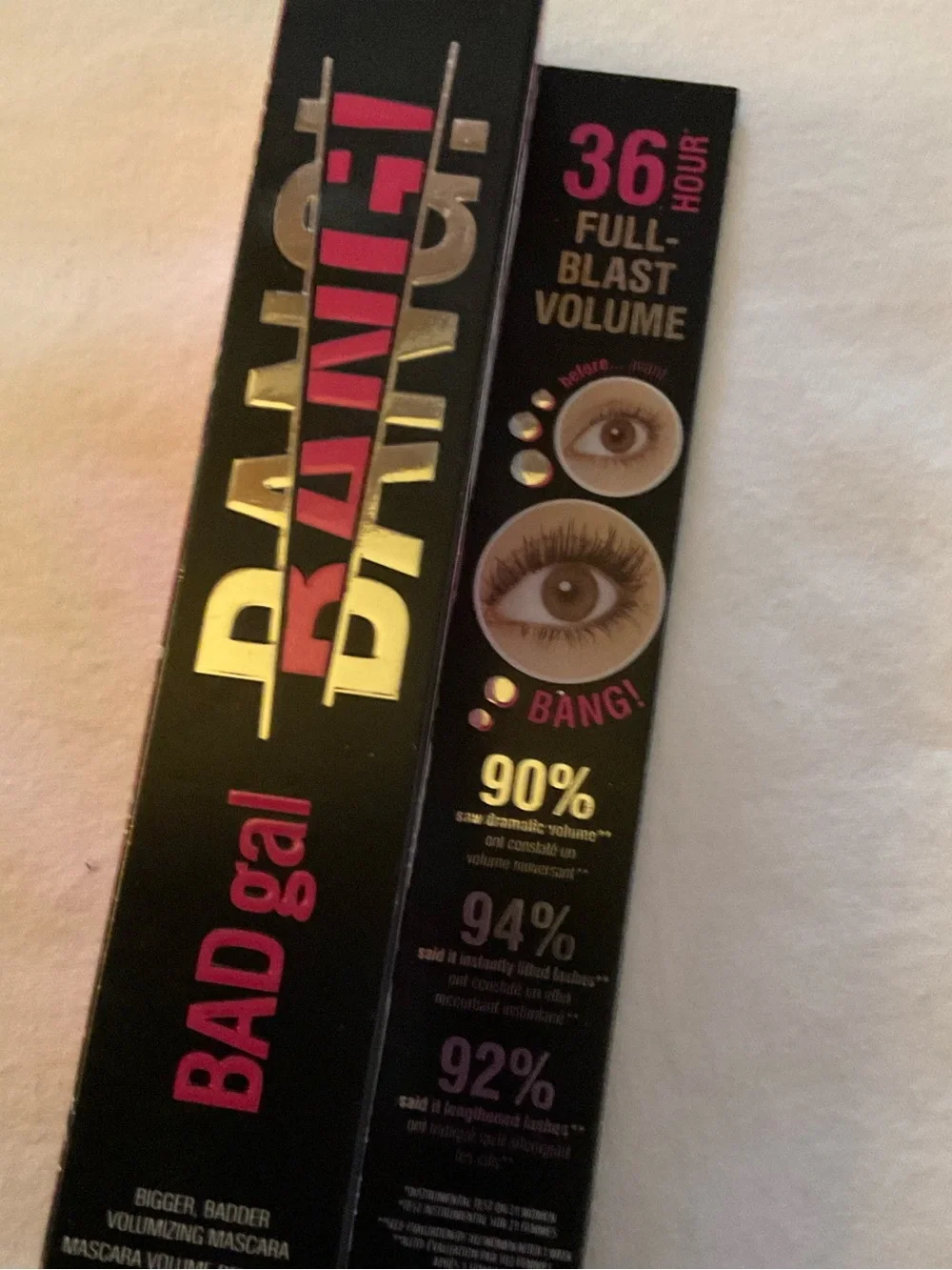 Mascara packaging